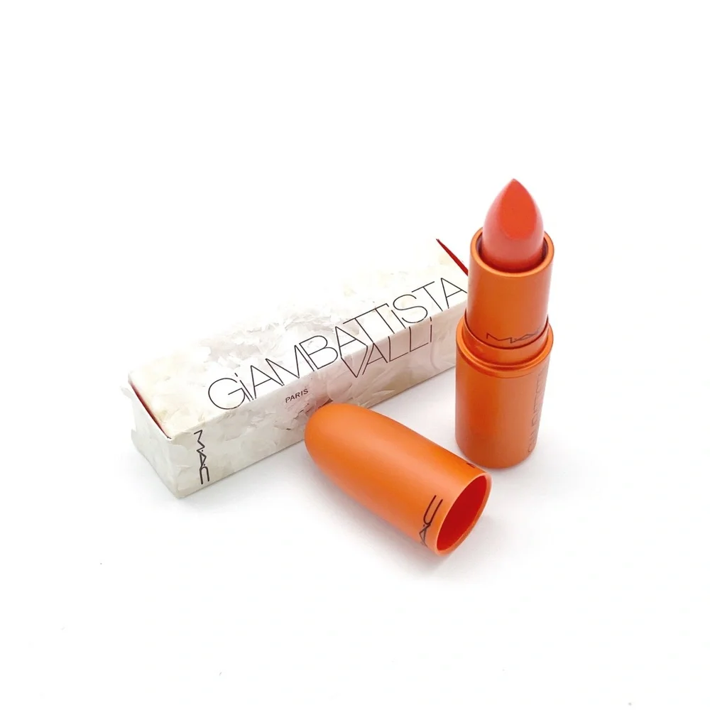 NIB MAC Giambattista Valli Matte Lipstick Margarita Orange Limited Edition Luxe